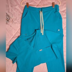 FIGS Teal Scrub Set - XS/XSP